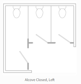 Left-hand Alcove Closed