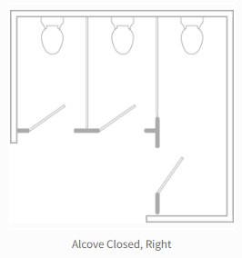 Right-hand Alcove Closed