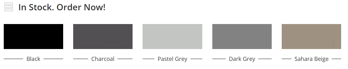Phenolic Color Through color chart