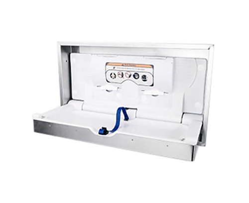 BABY CHANGING STATIONS Baby Changer | Surf Stainless | Horizontal