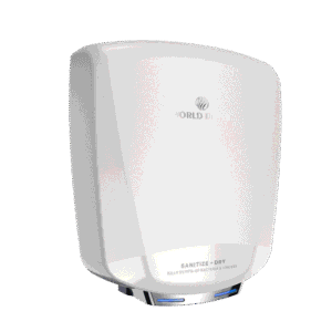 HAND DRYERS Sanitize+Dry | 120-277V | NA Alum | White